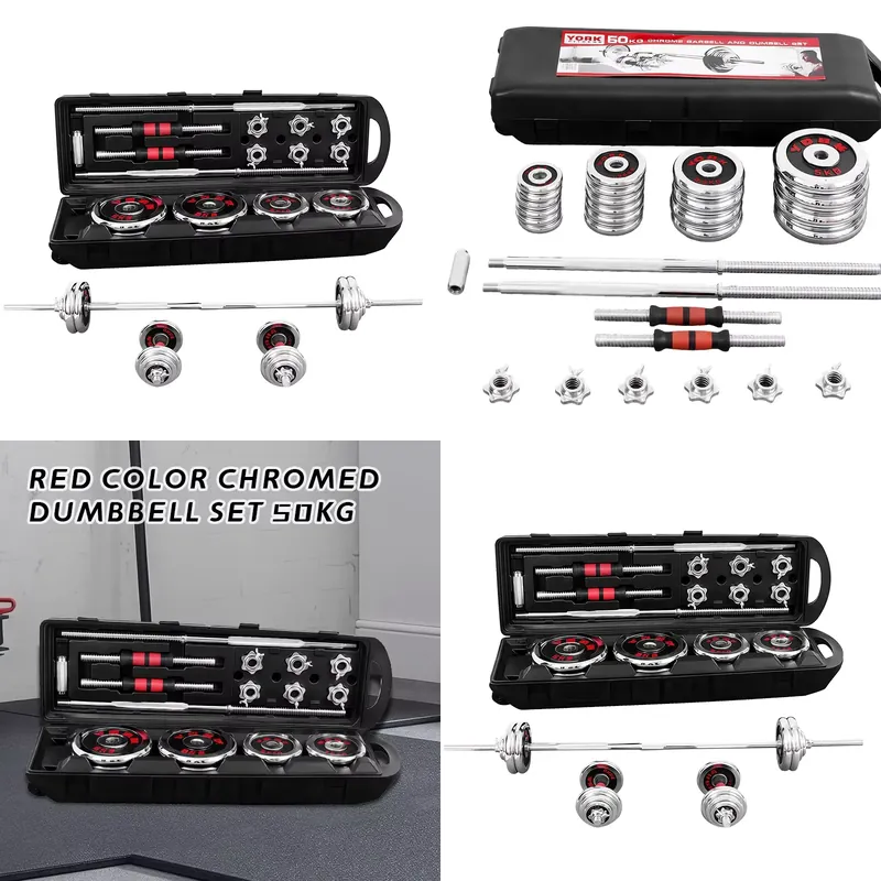 Dumbbell Set - Zestaw regulowanych hantli żeliwnych o łącznej