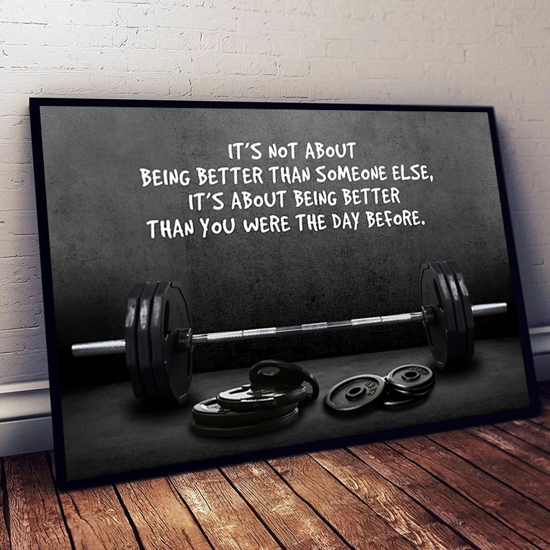 Sports Equipment Poster - Nowoczesny motywacyjny cytat sztuka sportowa plakaty