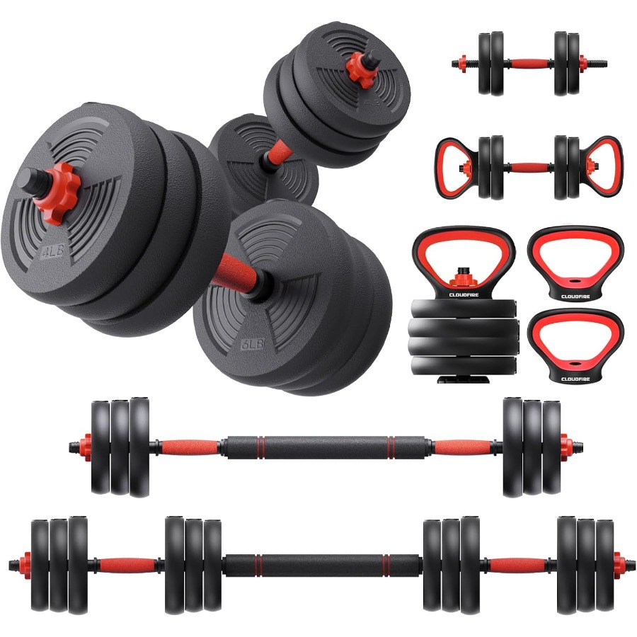 Dumbbell Set - Regulowany zestaw hantli, zestaw ciężarków o