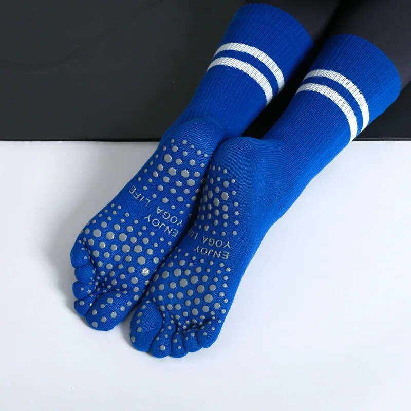 Yoga Mat - Damskie oddychające skarpetki do jogi Mid-tube