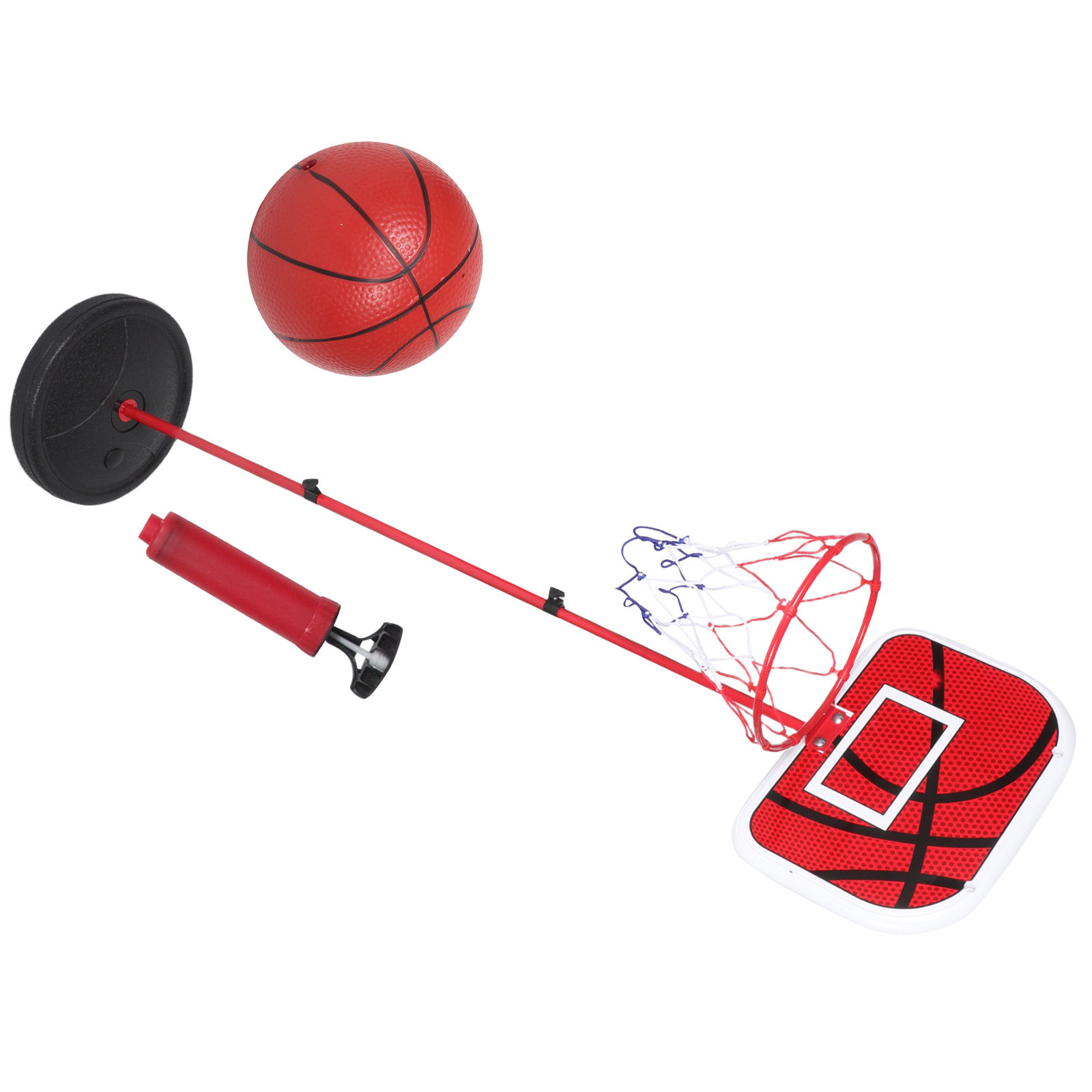 Basketball Hoop - 1 Zestaw Koszykówka z Regulowaną Wysokością,