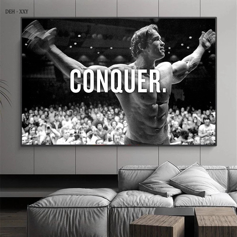 Sports Equipment Poster - Arnold Schwarzenegger Fitness Plakaty i Wydruki