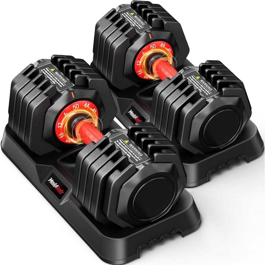Dumbbell Set - Regulowany zestaw hantli, para, 25 lb