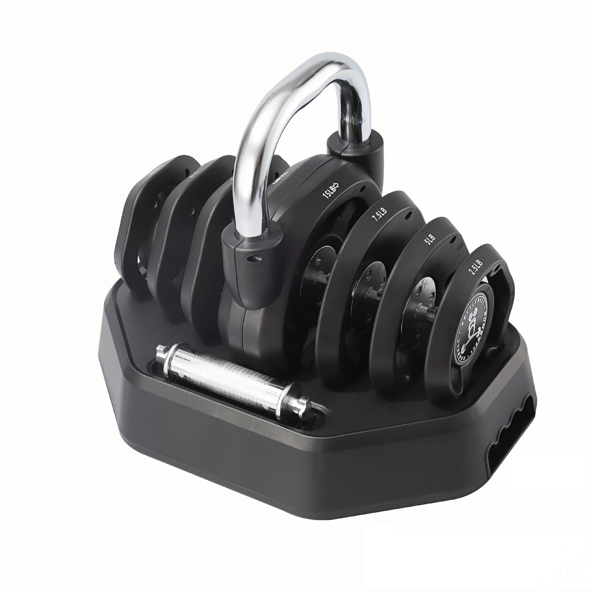 Dumbbell Set - Regulowany zestaw obciążników 3-w-1: hantle, sztanga,