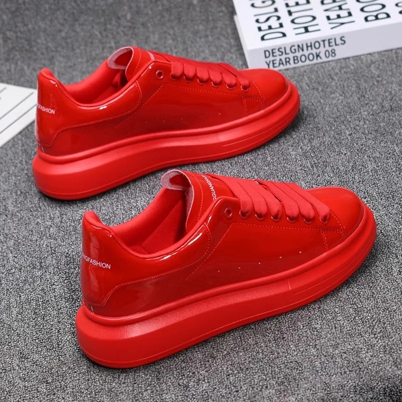 Lakierowane białe buty casualo – Skateboard recenzja i cena