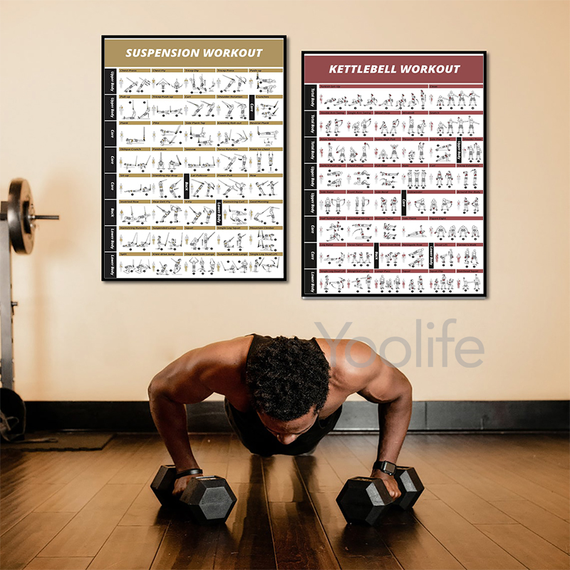 Plakaty z schematami ćwiczeń,  – Sports Equipment Poster recenzja i cena