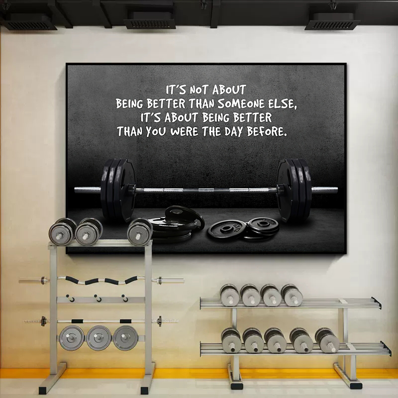 Nowoczesny motywacyjny cytat s – Sports Equipment Poster recenzja i cena