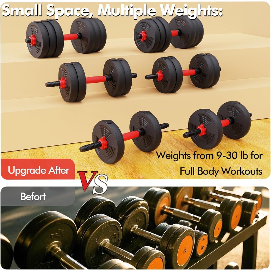 Regulowany zestaw hantli, zest – Dumbbell Set recenzja i cena