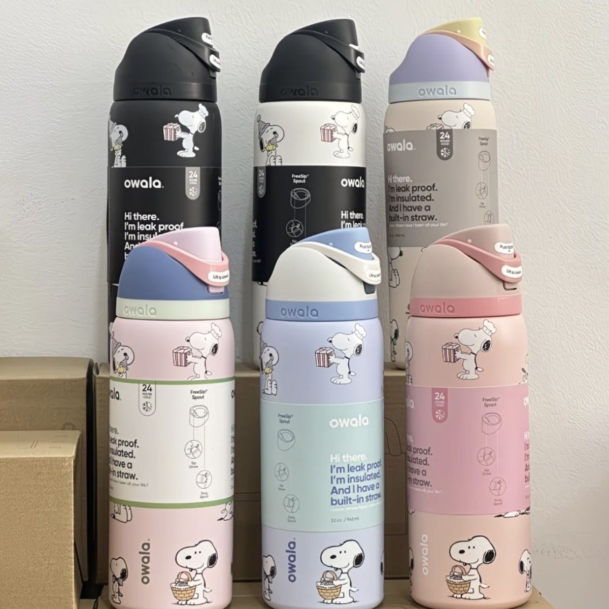 Termos 710 ml w stylu Snoopy,  – Sports Water Bottle Insulated recenzja i cena