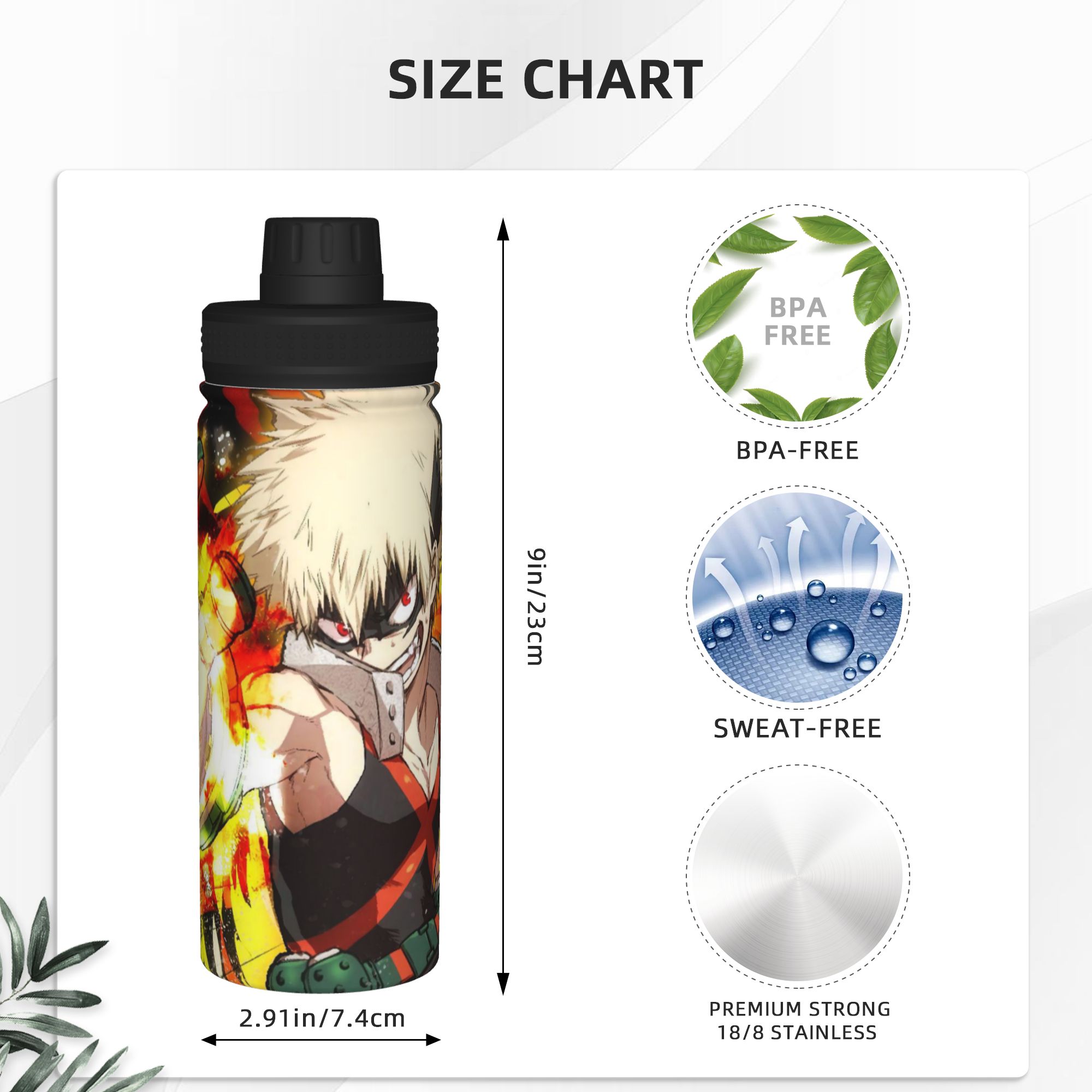 Termos sportowy My Hero Academ – Sports Water Bottle Insulated recenzja i cena