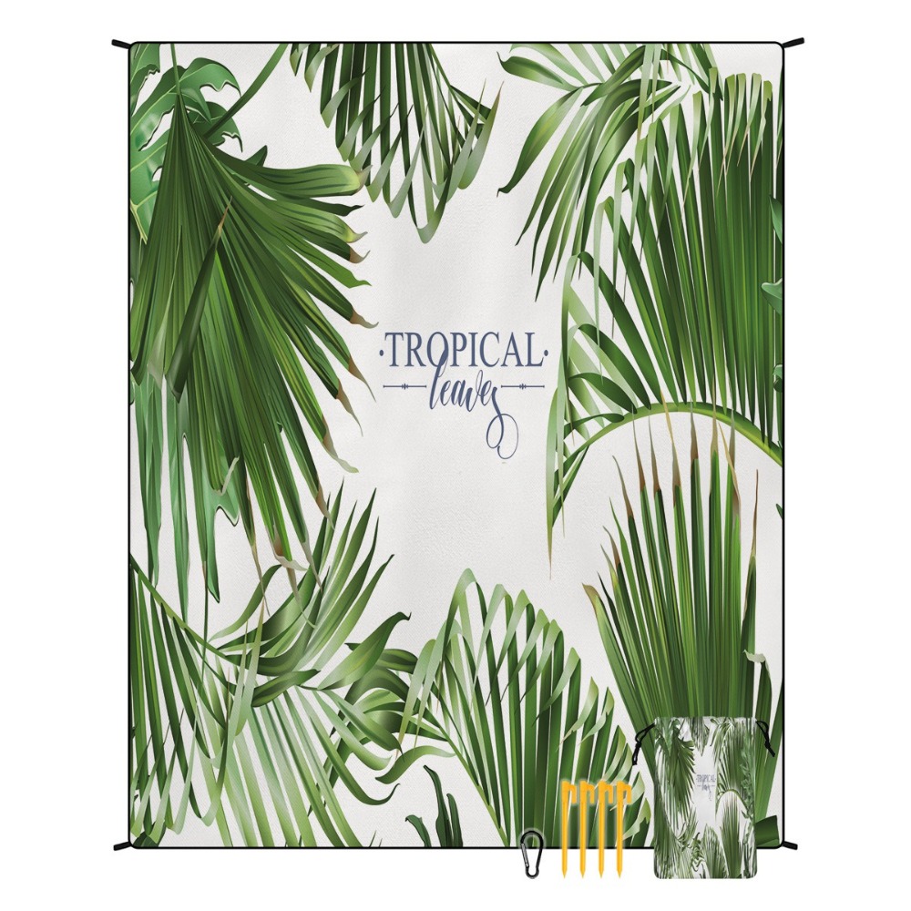 Ręcznik plażowy z motywem palm – Yoga Mat recenzja i cena