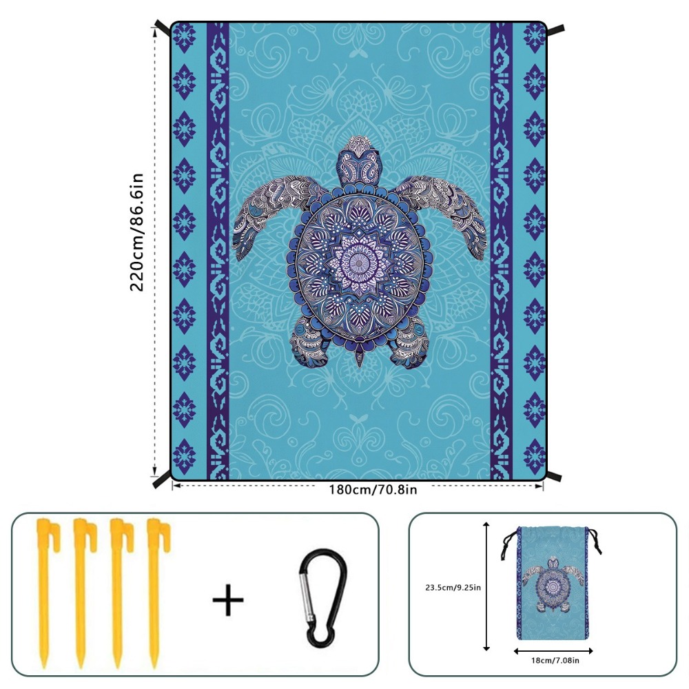 Ręcznik plażowy z motywem palm – Yoga Mat recenzja i cena