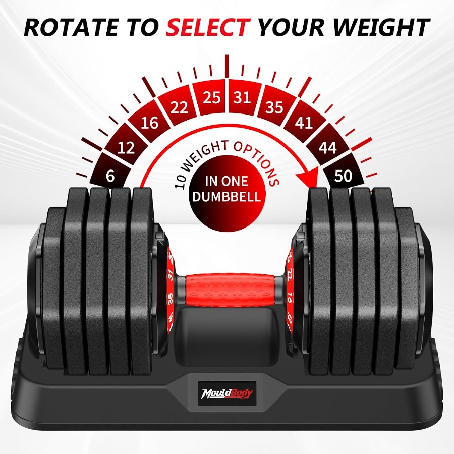Regulowany zestaw hantli, para – Dumbbell Set recenzja i cena