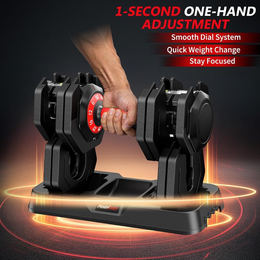 Regulowany zestaw hantli, para – Dumbbell Set recenzja i cena